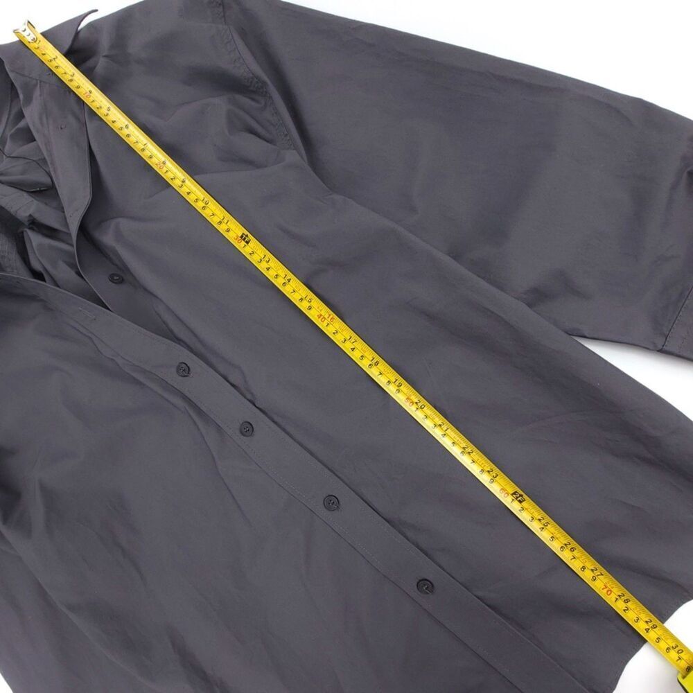 NEW Zara Oversized Shirt with Back Pleats Quiet Luxury Long Sleeve Button Down - Picture 4 of 7